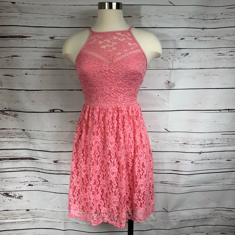 City‎ Studio Pink Lace Dress